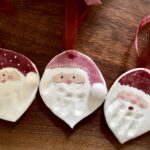 Handprint Santa Ornament Craft