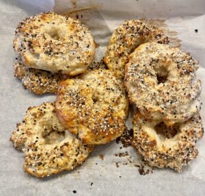 2 ingredient low carb bagels