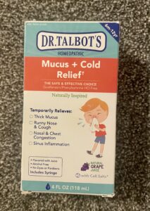 toddler cold remedies