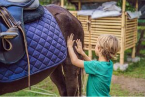 toddler horseback riding